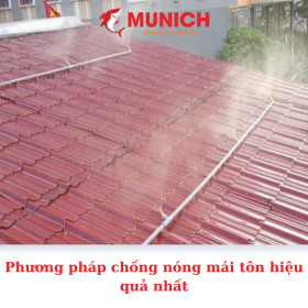 Các phương pháp chống nóng mái tôn hiệu quả nhất