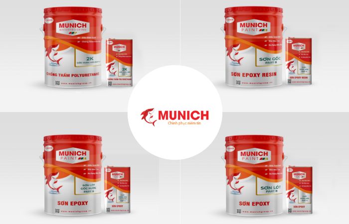Munich - Chuyên cung cấp các dòng sơn chống thấm, sơn công nghiệp, sơn dân dụng chất lượng