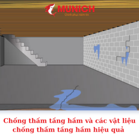 các loại vật liệu chống thấm tầng hầm