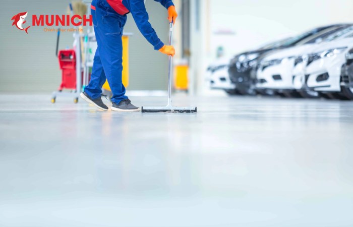 Hướng dẫn vệ sinh sàn Epoxy hiệu quả