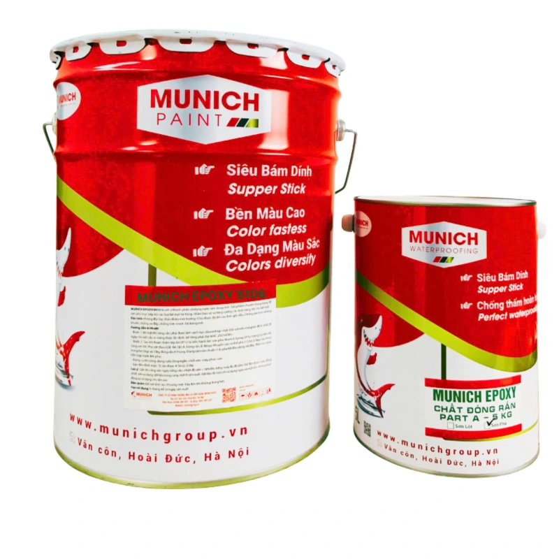 Munich Epoxy S106 - Sơn lót chống gỉ gốc Epoxy