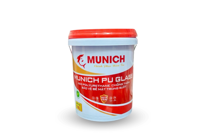 Munich PU GLASS Trong Suốt - Keo Polyurethane chống thấm