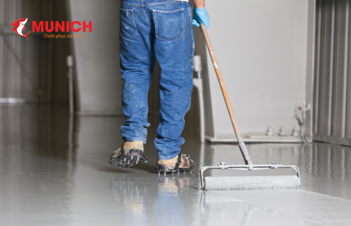 Sơn Epoxy gốc nước ứng dụng sơn sàn cho nhà xưởng
