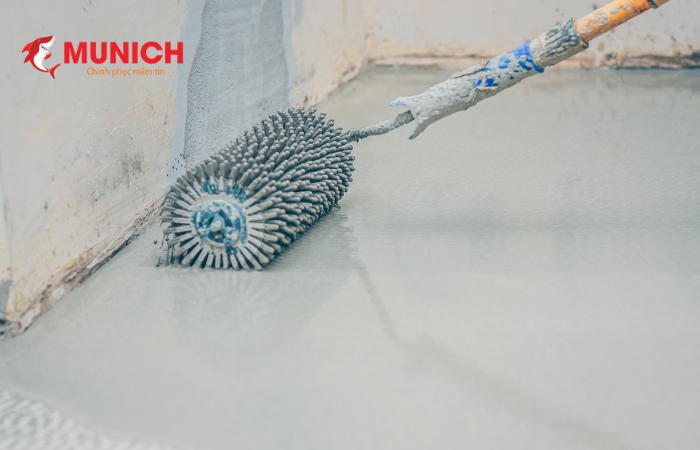 Một trong những bước trong quy trình thi công sơn Epoxy