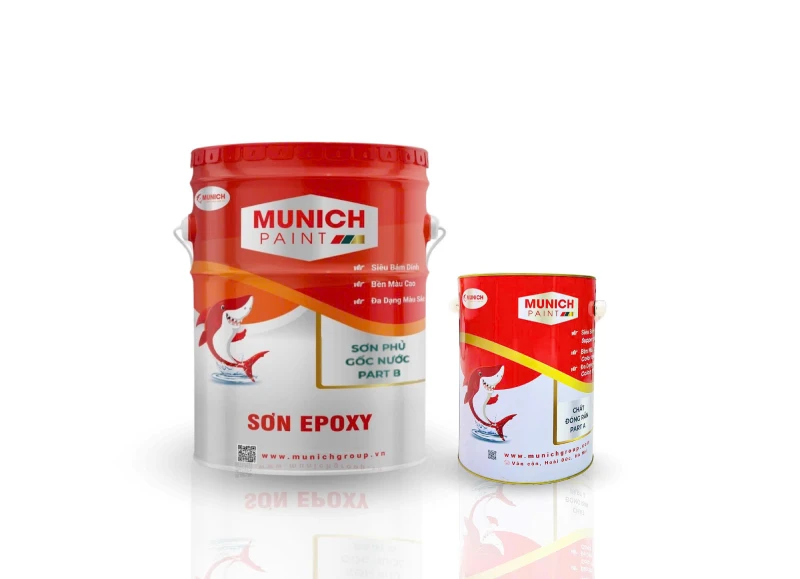 Sơn Munich Epoxy EP12 - Sơn phủ sàn gốc nước