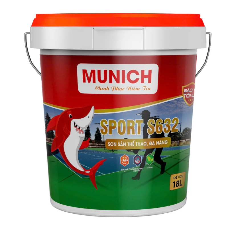 Sơn sân thể thao Munich Sport S632